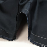Satin duchesse soie mélangée léger marine