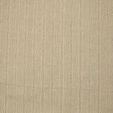 Polyester et lin à rayures lurex doré Carla fond naturel