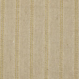 Polyester et lin à rayures lurex doré Carla fond naturel