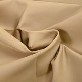 Soie et polyester uni beige