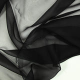 Mousseline crinkle bleu nuit