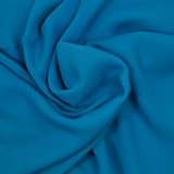 Crêpe de chine 100% soie turquoise