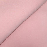Tissu sweat minkee épais rose poudré