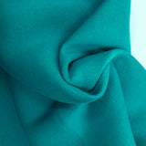 Tissu sweat minkee épais bleu canard