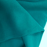 Tissu sweat minkee épais bleu canard