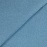 Tissu sweat minkee épais bleu jeans