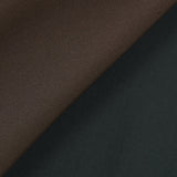 Jersey de polyester lourd double face marron et noir