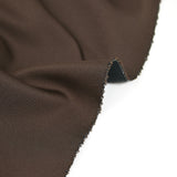 Jersey de polyester lourd double face marron et noir
