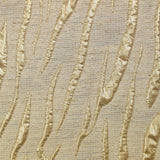 Brocart lurex lin et coton zèbre doré