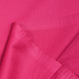 Popeline de coton satinée fuchsia