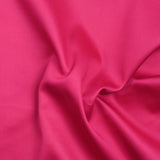 Popeline de coton satinée fuchsia