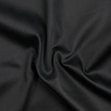 Popeline de coton satinée noir