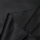 Popeline de coton satinée noir