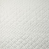 Matelassé variation de losanges blanc cassé