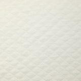 Jersey matelassé losange blanc cassé