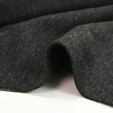 Jersey de polyviscose lourd envers gratté doux anthracite