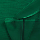 Mousseline 100% soie unie vert foncé changeant noir