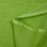 100% silk muslin plain apple green changing anise