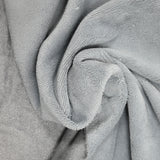 Tissu éponge bambou gris vendu au mètre