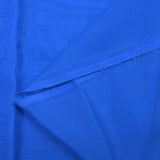 Mousseline de 100% soie unie bleu azur