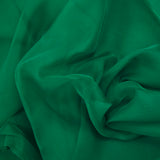 Mousseline de 100% soie unie vert