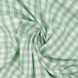 Coton Vichy 9mm vert jade