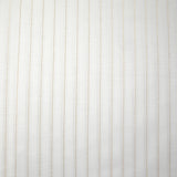 Coton lin rayé Lurex doré fond blanc