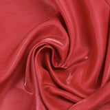 Polyester effet lamé rouge