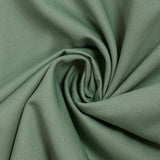 Gabardine polycoton souple jade