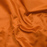 Satin duchesse polyester citrouille
