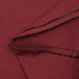 Burgundy polyester tailoring fabric