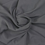 Gray textured polyester jersey