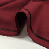 Burgundy polyester tailoring fabric