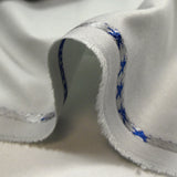 Tissu tailleur en polyester gris clair