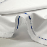 Tissu tailleur en polyester blanc