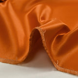Satin duchesse polyester citrouille