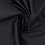 Gabardine de polycoton bleu nuit