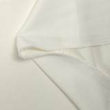 Crêpe polyester lourd blanc cassé