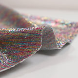 Maille viscose lurex arc-en-ciel
