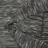 Maille chinée Elisa lurex argent fond noir