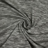 Maille chinée Nora lurex argent fond gris foncé