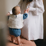 Patron plastron, pull sans manches et bavoir bébé ADÉLAÏDE