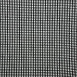 Algodón Vichy negro de 3 mm
