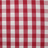Coton Vichy 25mm rouge