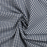 Coton Vichy 3mm bleu marine