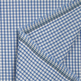 Coton Vichy 3mm bleu clair