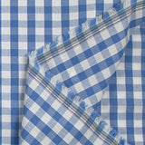 Vichy algodón de 9 mm azul claro