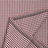 Algodón Vichy 3 mm Burdeos