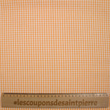 3mm Apricot gingham cotton