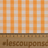Cotton Vichy 9mm Apricot